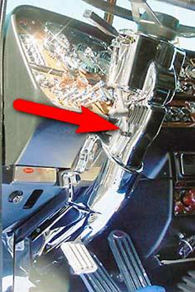 CAB FRESH PETERBILT CENTER STEERING COLUMN (PCC-379-CENTER)