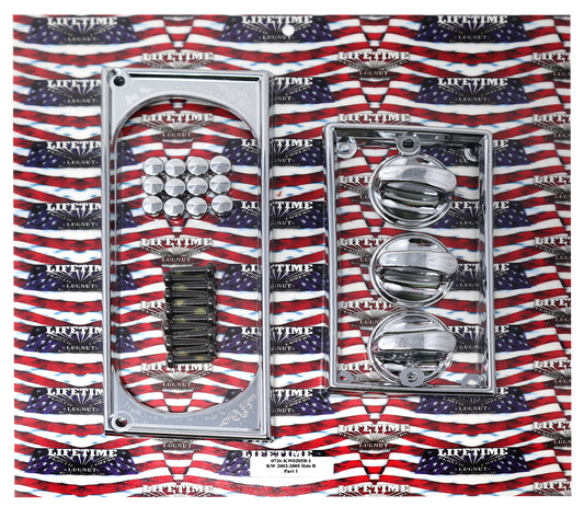 2002-2005 KENWORTH TRIMS & KNOBS DASH KIT (0726-KW0205B-1)